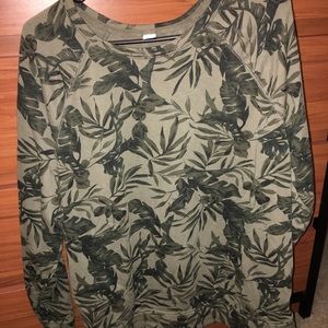 Palm leaf long sleeve